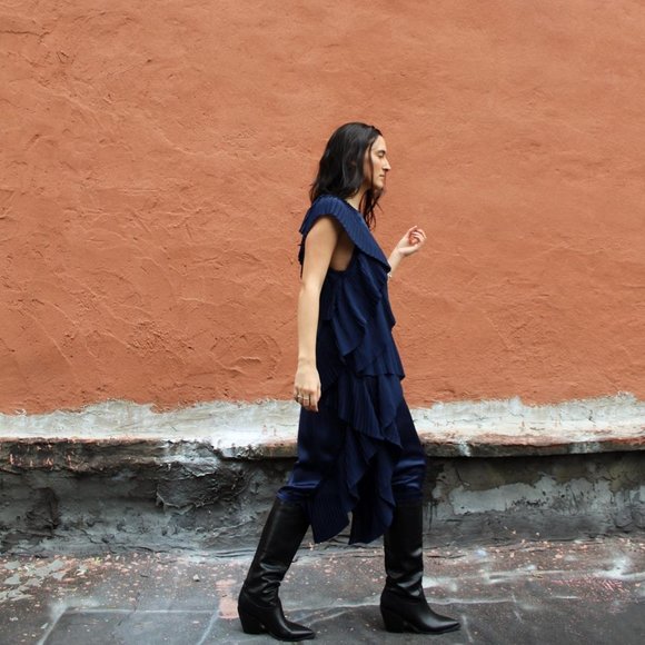 PLEATED KENZO DRESS S/S 2018 - Picture 2 of 5